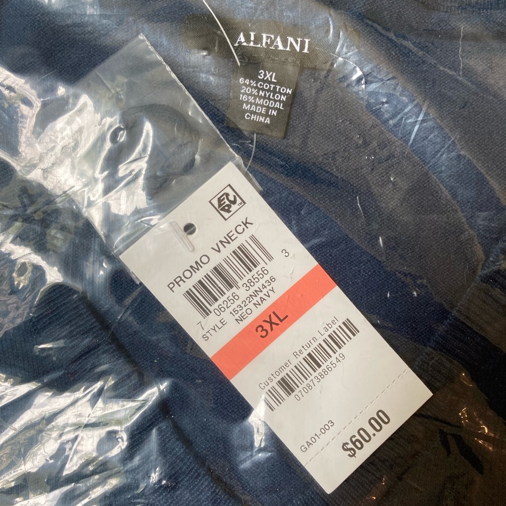 🆕 Alfani V Nexk Sweater - Picture 3 of 4